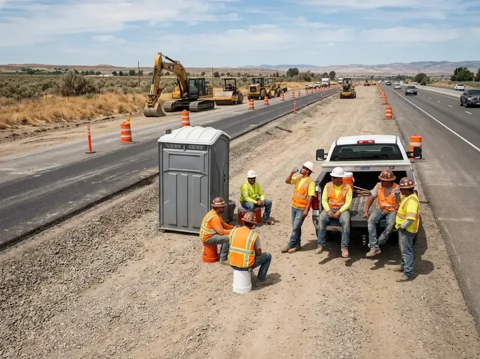 highway-road-construction-crew-007 — frequently asked questions, Porta Potty and Restroom Rentals in Jamestown, CA